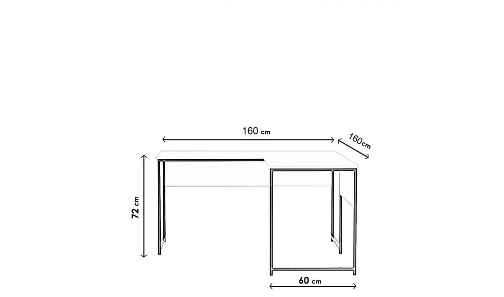 Birou de studiu L - L195