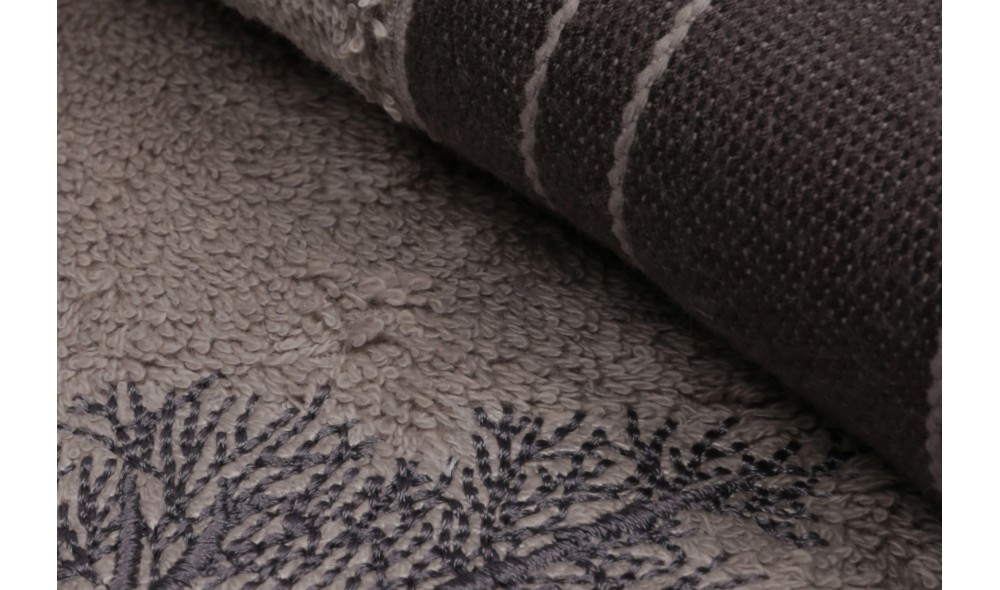 Set prosop de maini (2 piese), Infinity - Grey