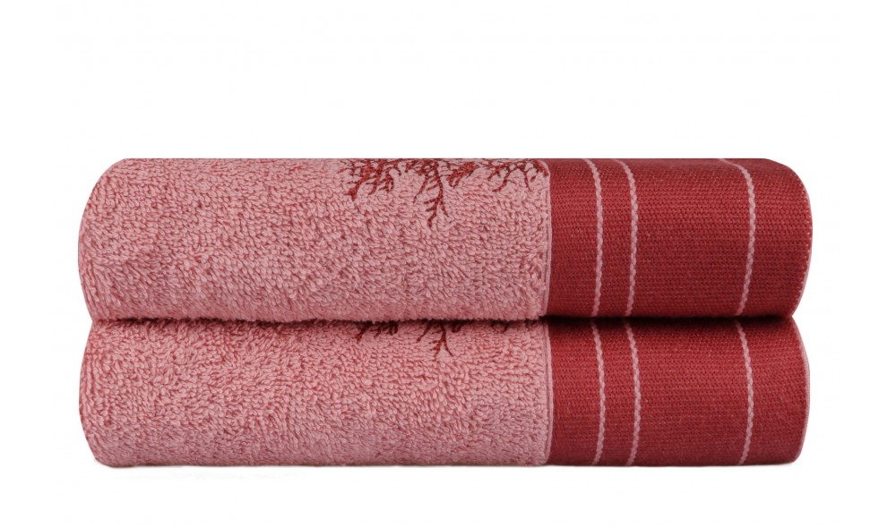 Set prosop de maini (2 piese), Infinity - Light Rose