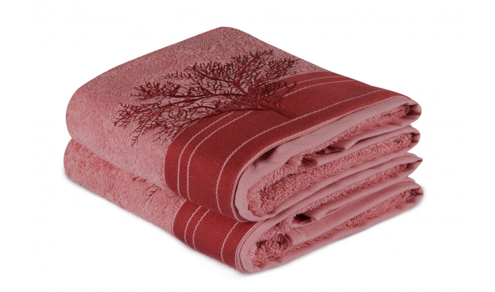 Set prosop de maini (2 piese), Infinity - Light Rose