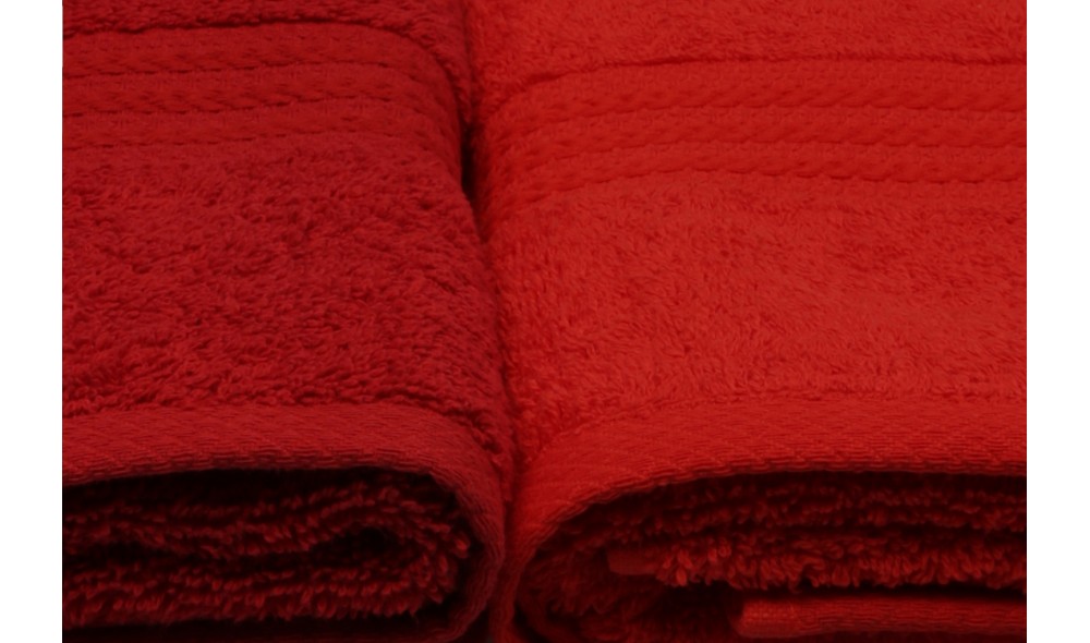 Set prosop de maini (4 piese), Rainbow - Red