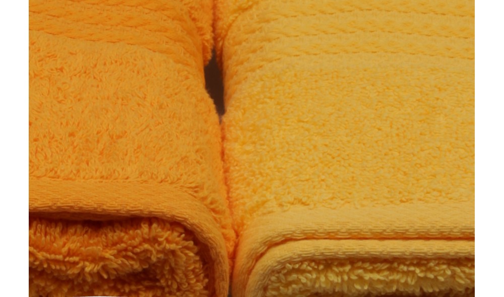 Set prosop de maini (4 piese), Rainbow - Yellow