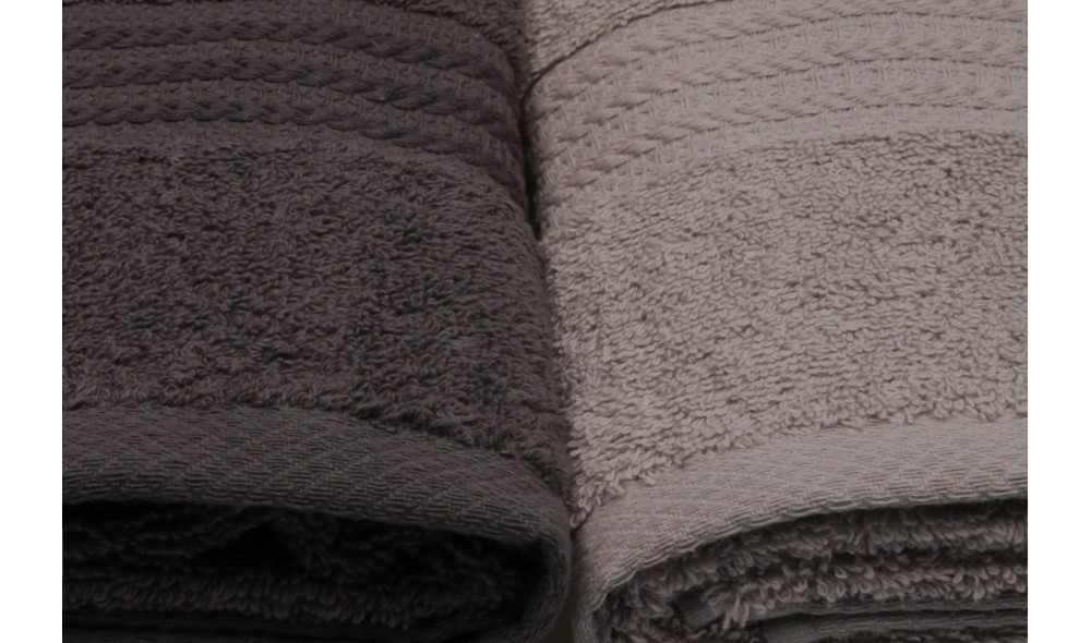 Set prosop de maini (4 piese), Rainbow - Black