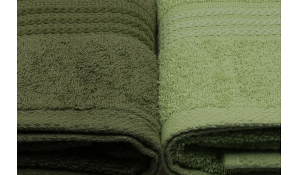 Set prosop de baie (4 piese), Rainbow - Green