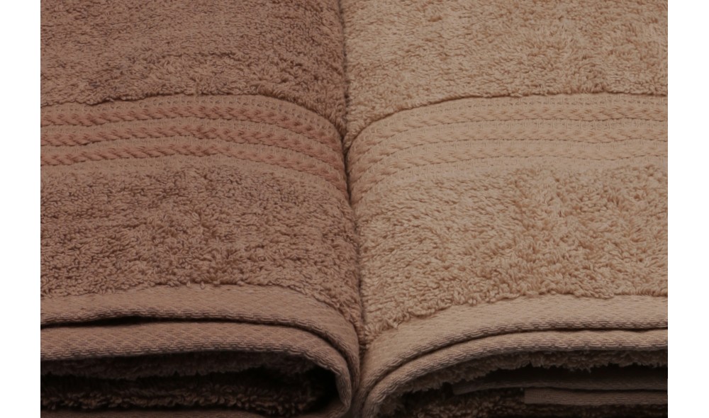 Set prosop de baie (4 piese), Rainbow - Brown