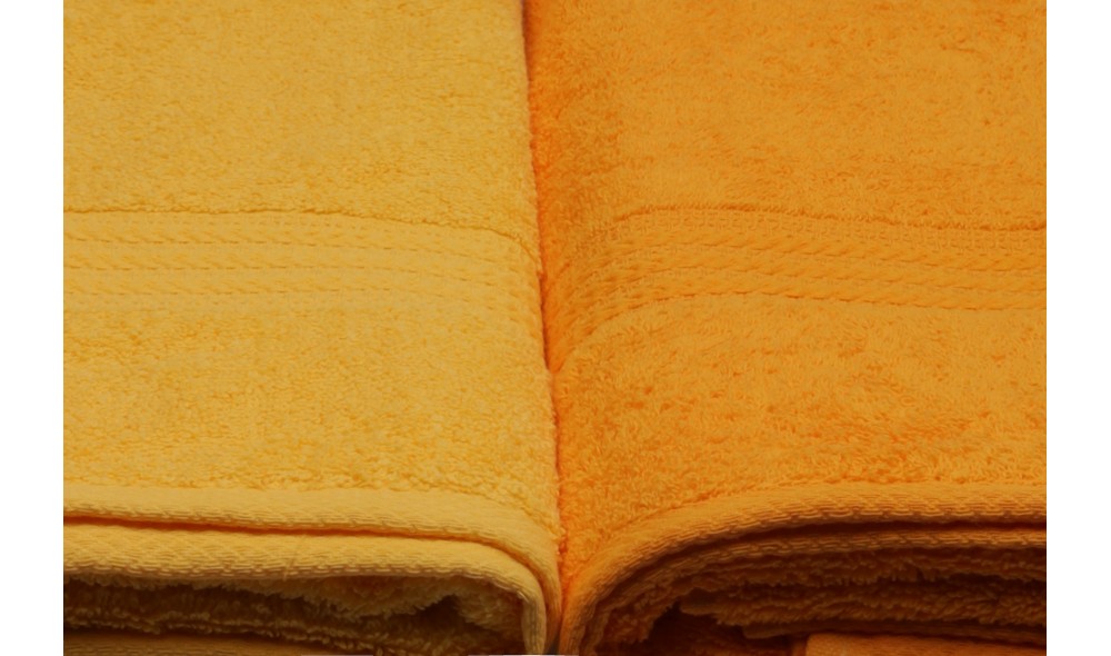 Set prosop de baie (4 piese), Rainbow - Yellow