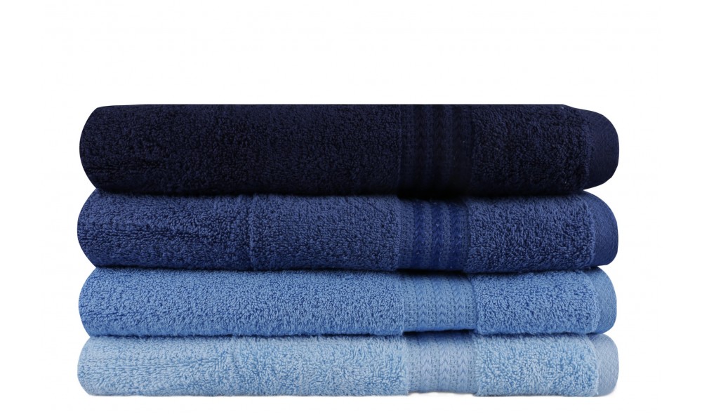 Set prosop de baie (4 piese), Rainbow - Blue
