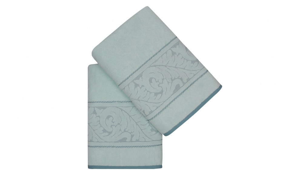 Set prosop de baie (2 piese), Sultan - Mint