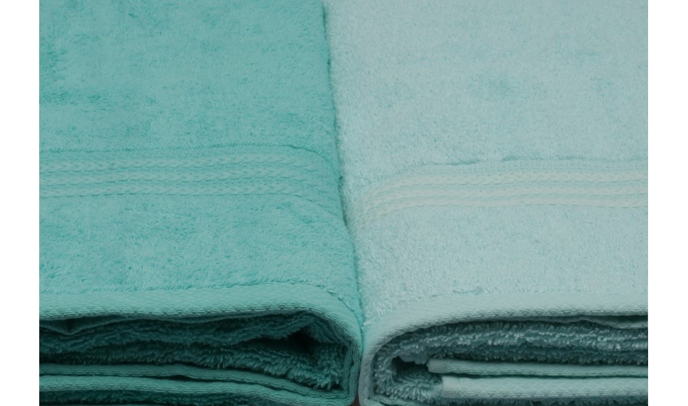 Set prosop de baie (4 piese), Rainbow - Water Green