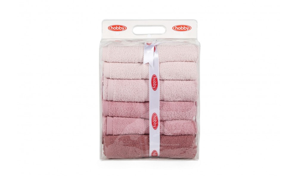 Set prosop de baie (4 piese), Rainbow - Powder