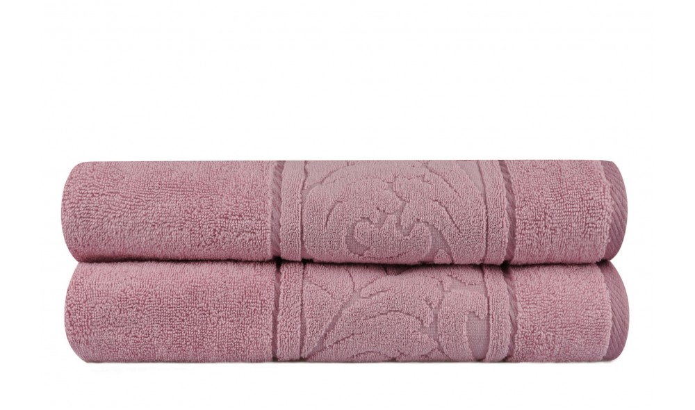 Set prosop de baie (2 piese), Sultan - Rose