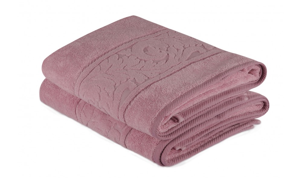 Set prosop de baie (2 piese), Sultan - Rose