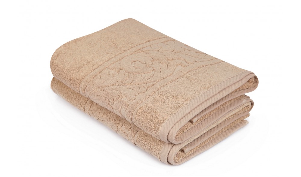 Set prosop de baie (2 piese), Sultan - Beige
