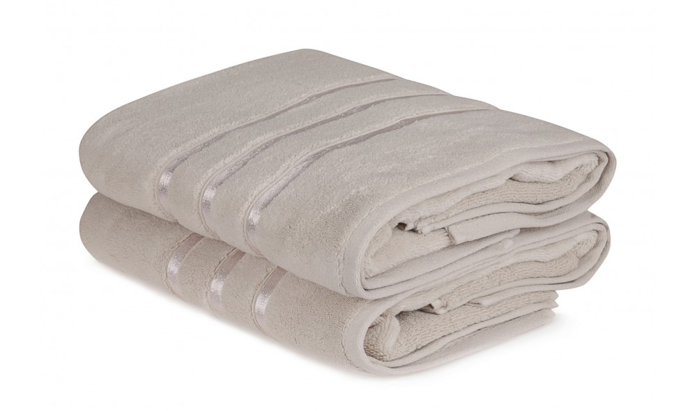 Set prosop de baie (2 piese), Dolce - Light Brown