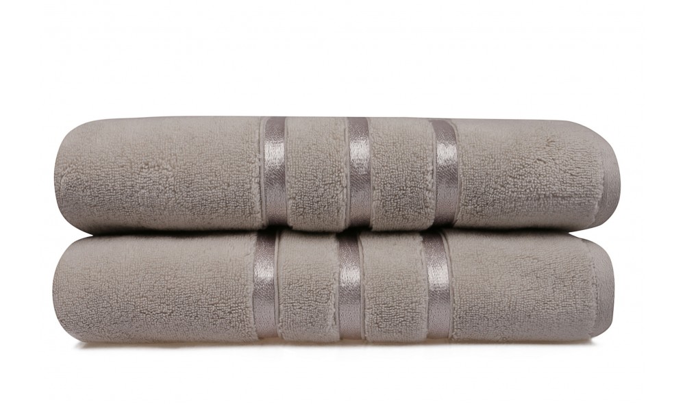 Set prosop de baie (2 piese), Dolce - Light Brown