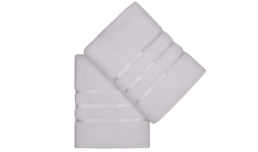 Set prosop de baie (2 piese), Dolce - White