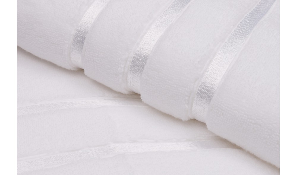 Set prosop de baie (2 piese), Dolce - White