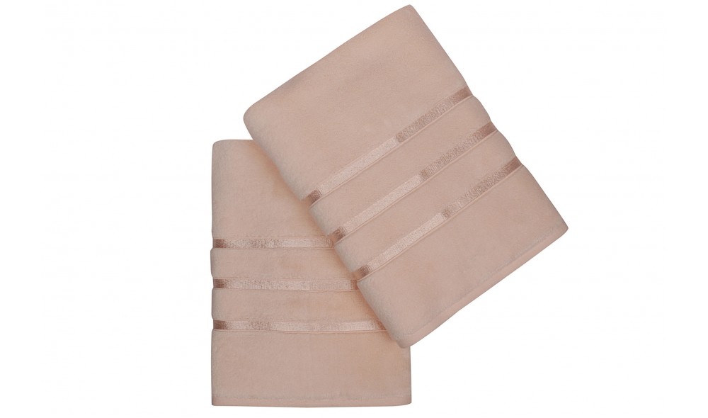 Set prosop de baie (2 piese), Dolce - Salmon