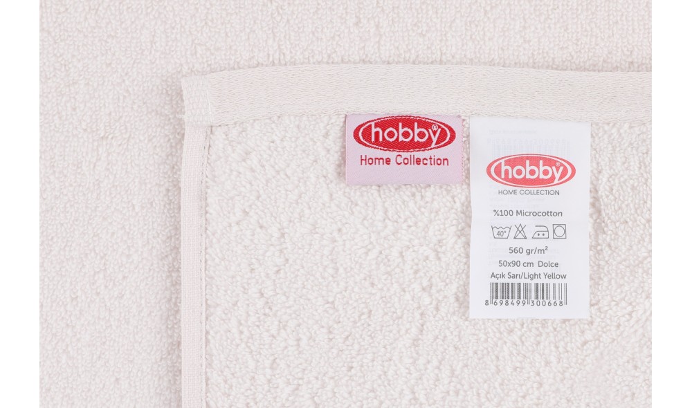 Set prosop de maini (2 piese), Dolce - Light Yellow