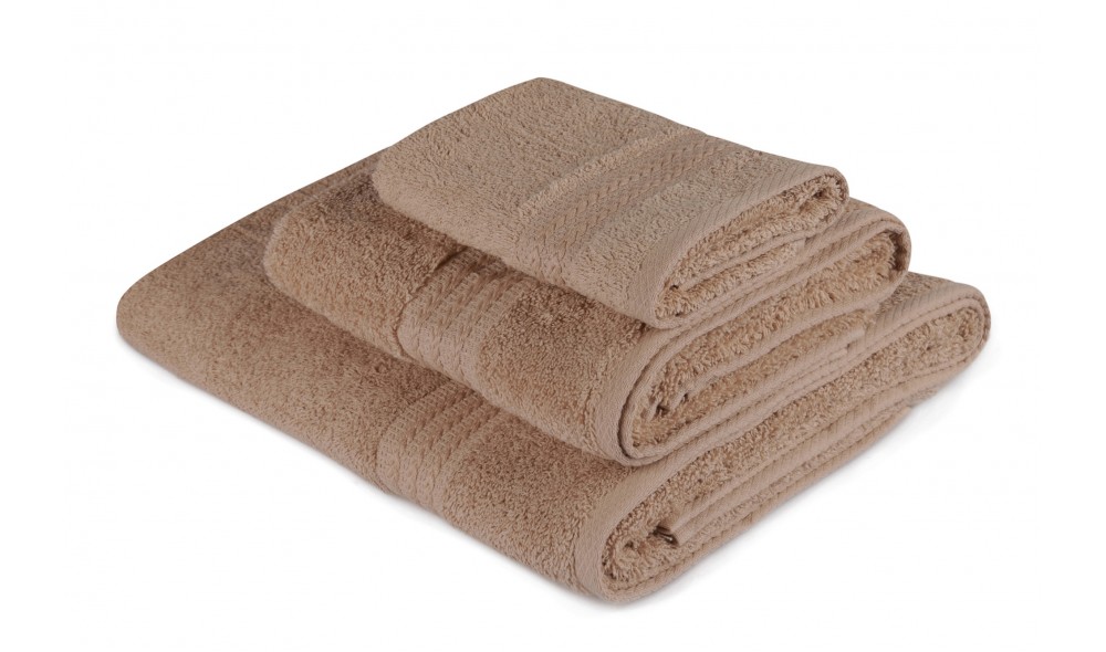 Set prosoape (3 bucati), Rainbow - Beige