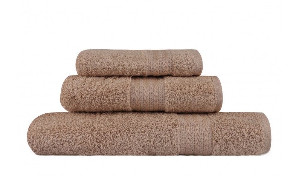 Set prosoape (3 bucati), Rainbow - Beige