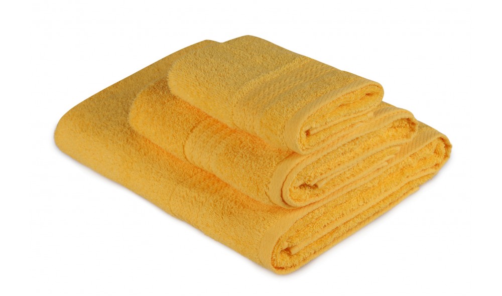 Set prosoape (3 bucati), Rainbow - Dark Yellow