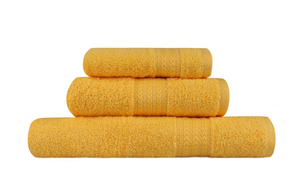 Set prosoape (3 bucati), Rainbow - Dark Yellow