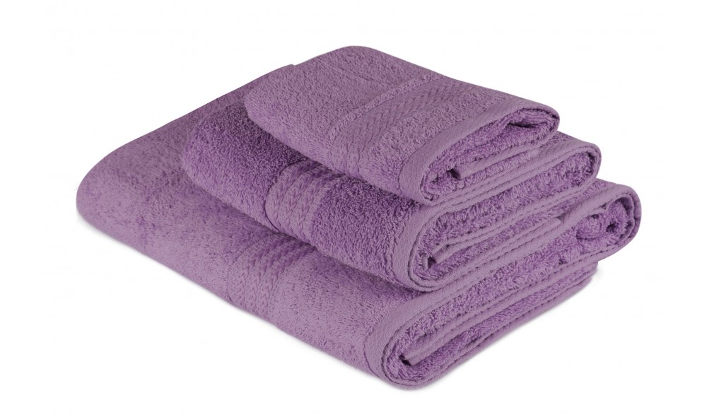 Set prosoape (3 bucati), Rainbow - Lilac