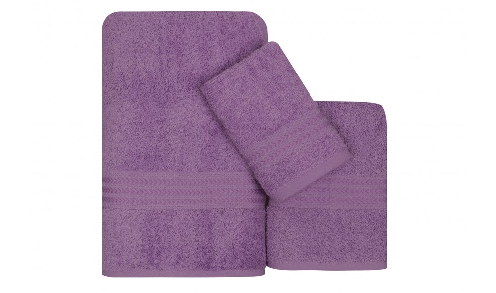 Set prosoape (3 bucati), Rainbow - Lilac