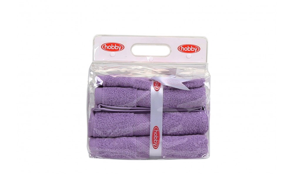 Set prosoape (3 bucati), Rainbow - Lilac