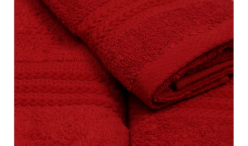 Set prosoape (3 bucati), Rainbow - Red