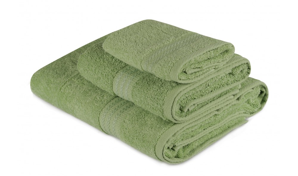 Set prosoape (3 bucati), Rainbow - Green