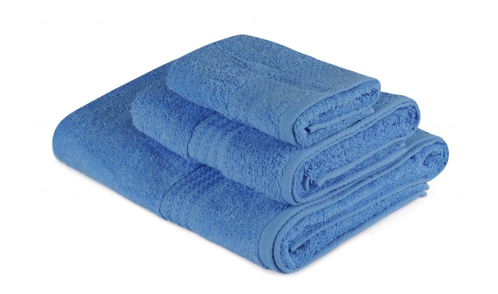 Set prosoape (3 bucati), Rainbow - Blue