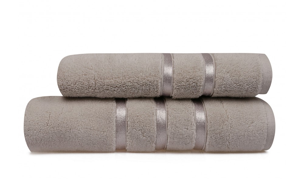 Set prosoape (2 bucati), Dolce - Light Brown (100 x 150)