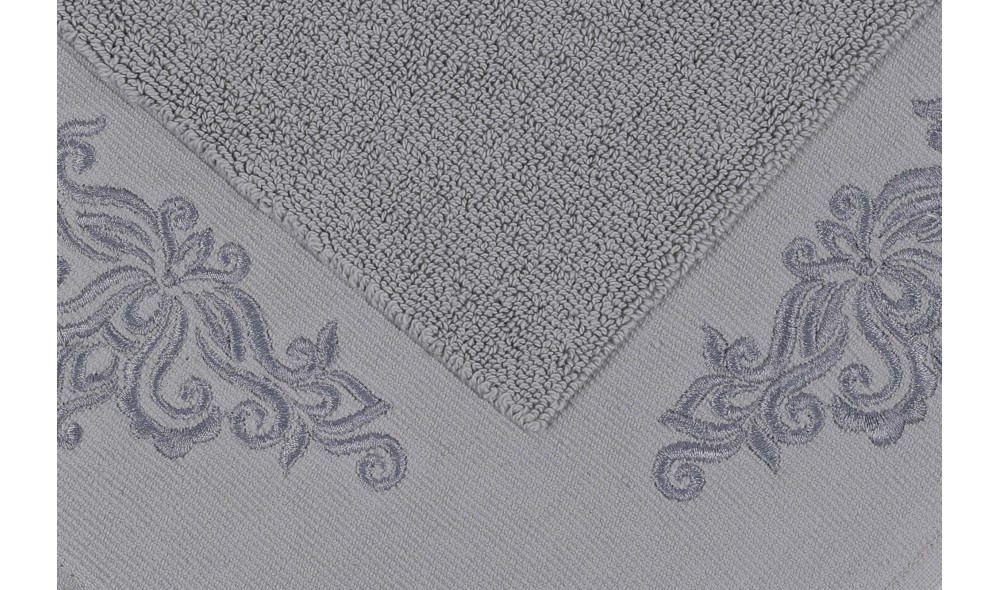 Set covoras de baie (2 piese), Sapphire - Grey