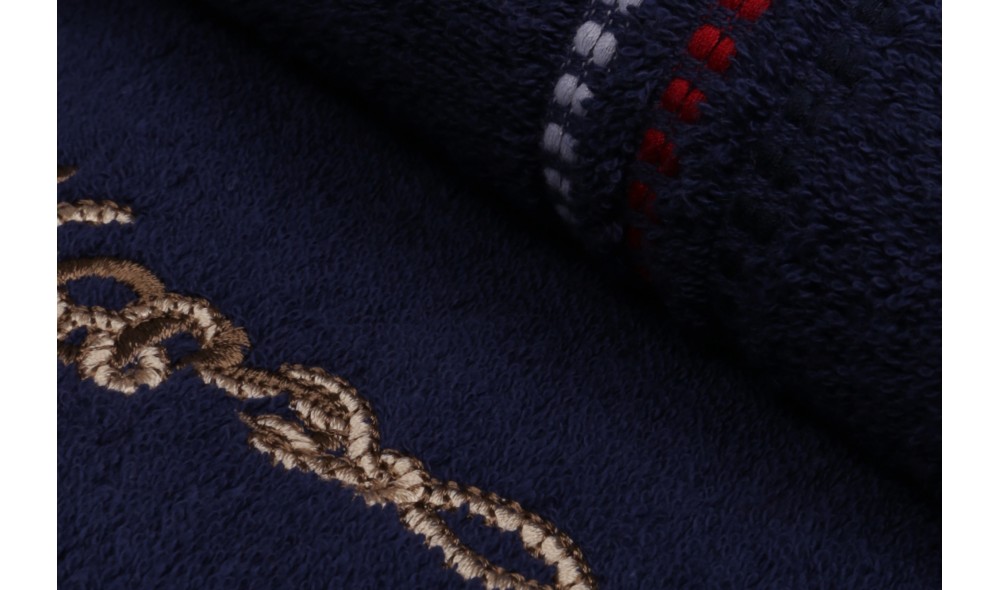 Set prosop de maini (2 piese), Marina - Dark Blue Cipa v2