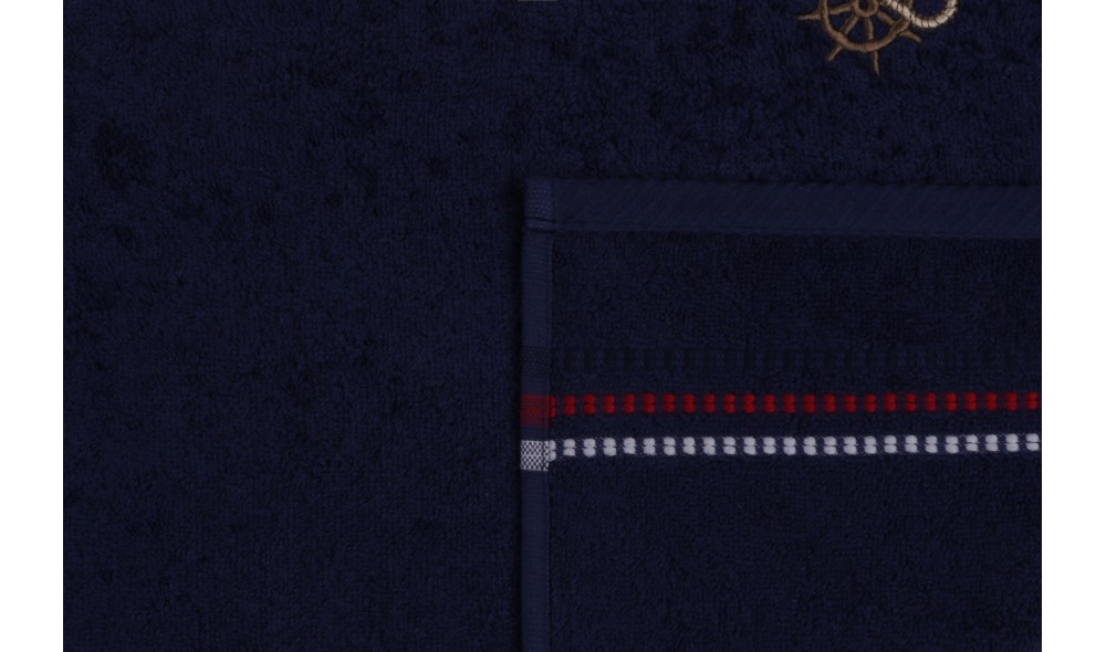 Set prosop de maini (2 piese), Marina - Dark Blue Cipa v2