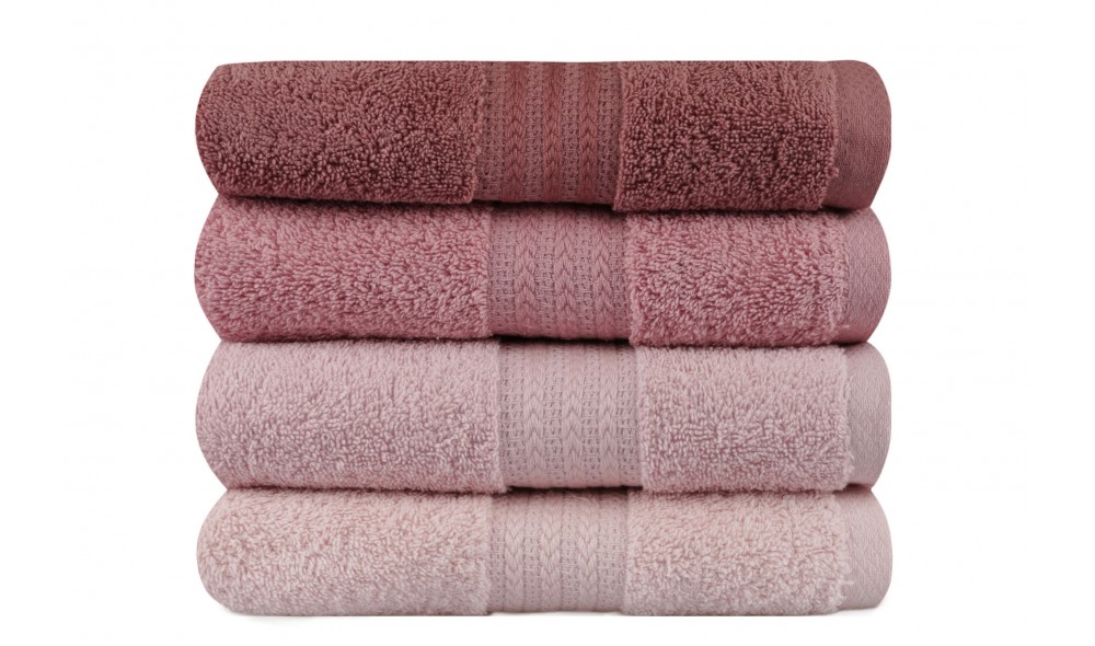 Set prosop de maini (4 piese), Rainbow - Powder