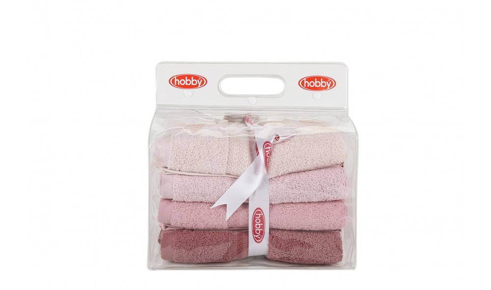 Set prosop de maini (4 piese), Rainbow - Powder