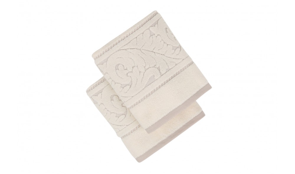 Set prosop de maini (2 piese), Sultan - Cream