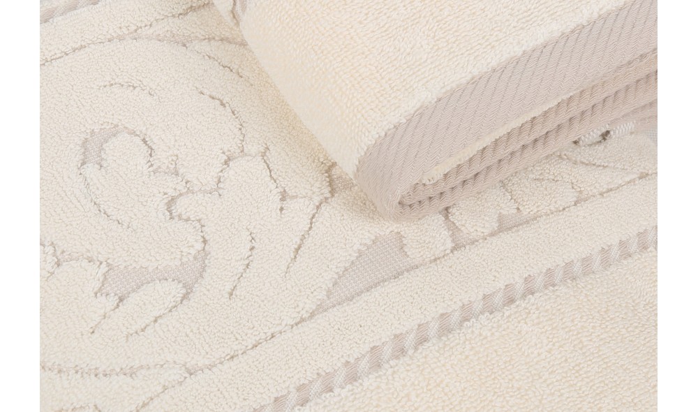 Set prosop de maini (2 piese), Sultan - Cream