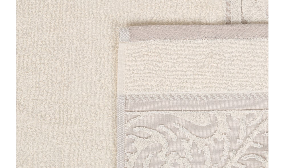 Set prosop de maini (2 piese), Sultan - Cream