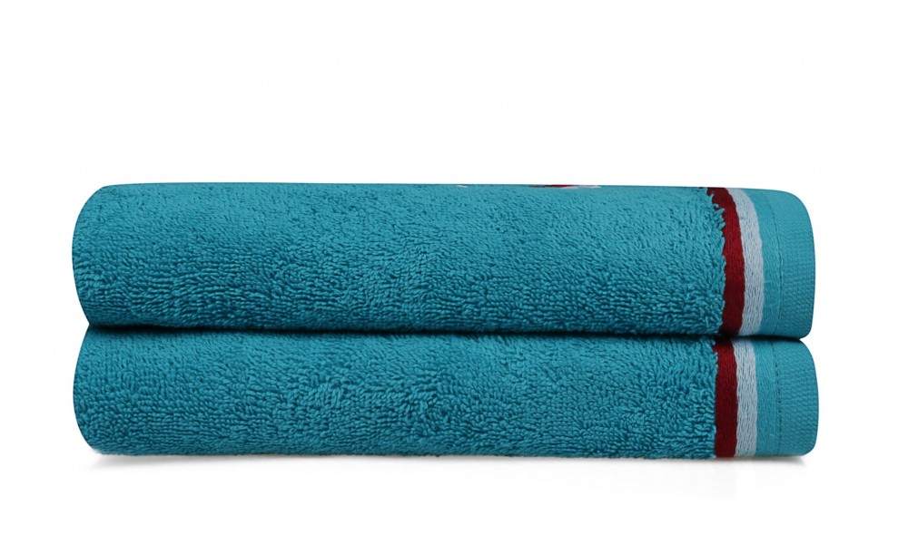 Set prosop de maini (2 piese), Maritim - Turquoise