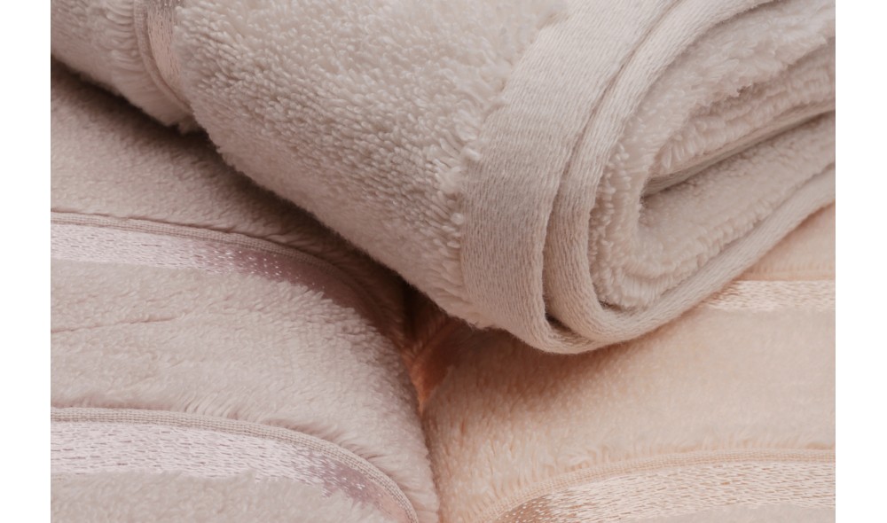 Set prosop de maini (3 piese), Dolce - Light Yellow, Light lilac, Salmon