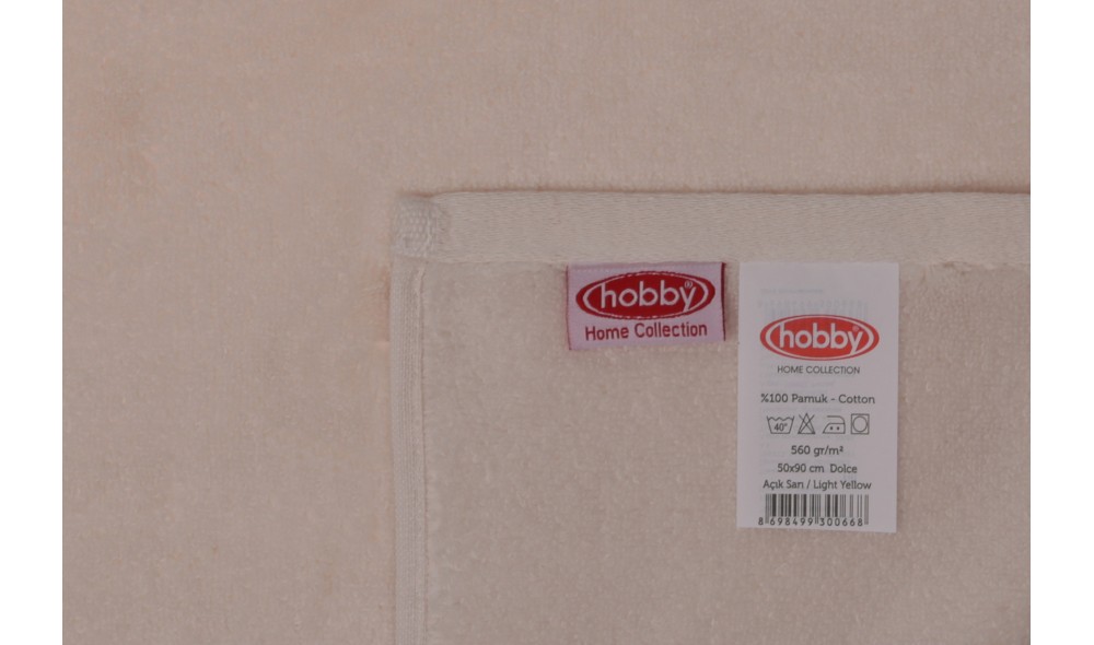 Set prosop de maini (3 piese), Dolce - Light Yellow, Light lilac, Salmon