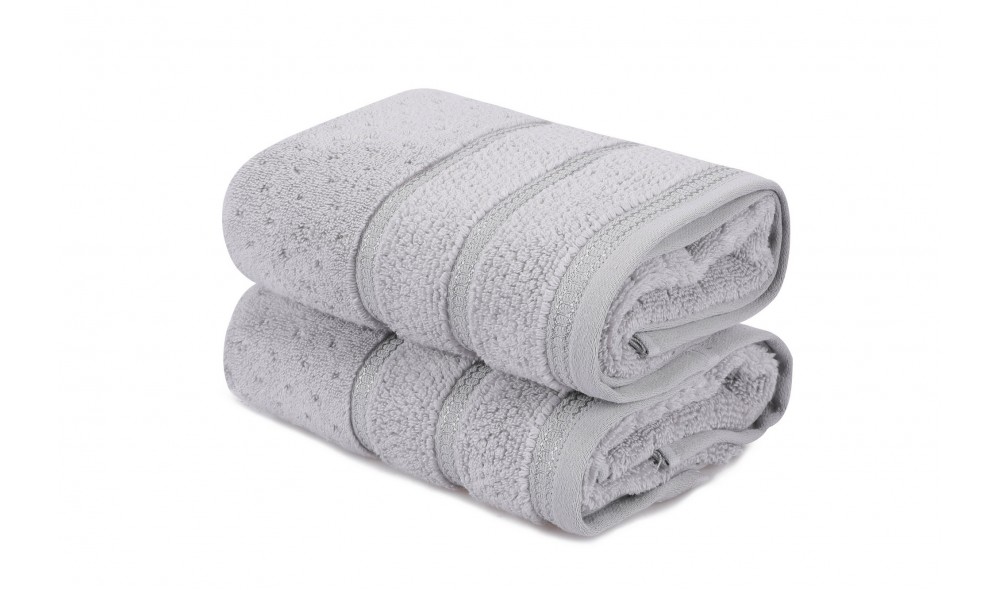 Set prosop de maini (2 piese), Arella - Grey