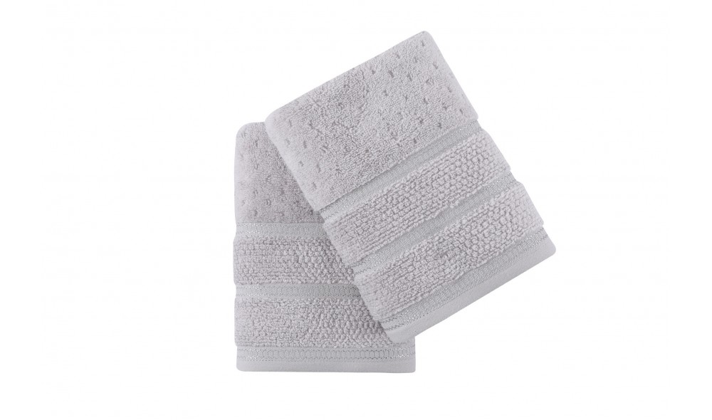Set prosop de maini (2 piese), Arella - Grey