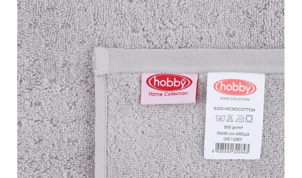 Set prosop de maini (2 piese), Arella - Grey