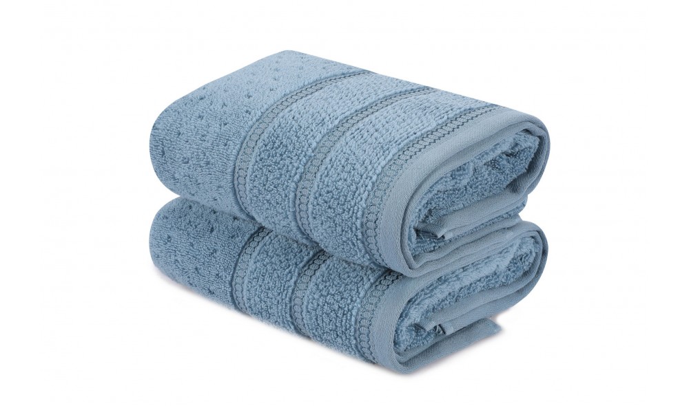 Set prosop de maini (2 piese), Arella - Petrol Blue