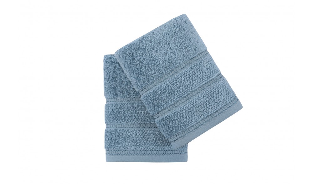 Set prosop de maini (2 piese), Arella - Petrol Blue